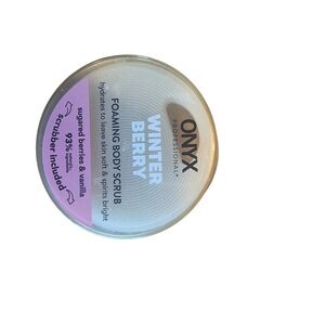 Onyx Professional Winter Berry Foaming Body Scrub Sugared Berries Vanilla Scrubb